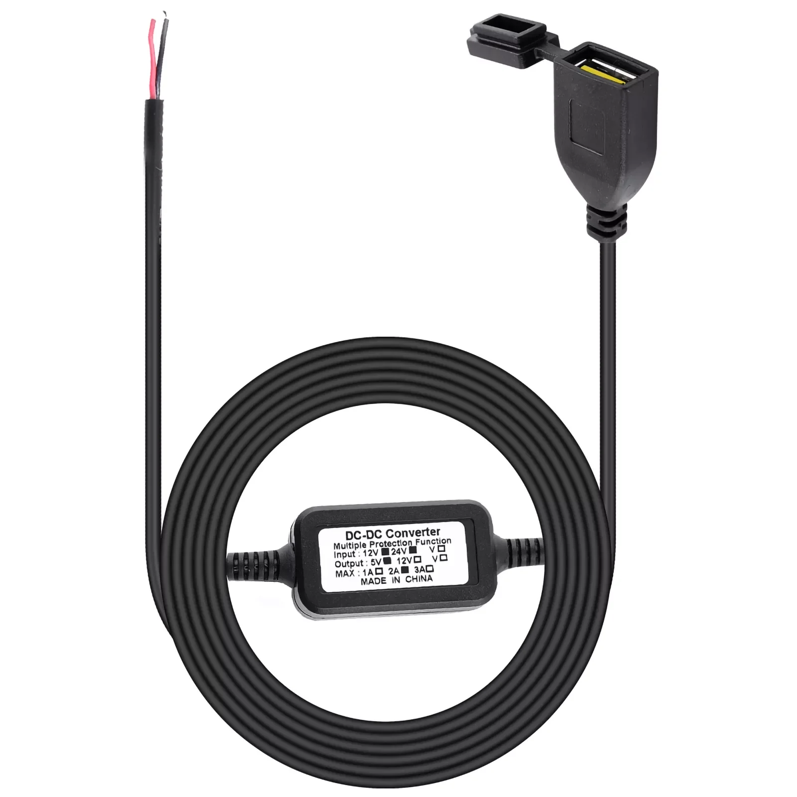 

NEW2023 12V-24V USB Charger Waterproof USB Power Supply Port Socket Charger Motor Charger For Motorcycle Smart Phone GPS
