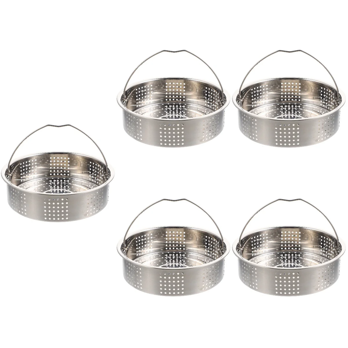 

5x For Pressure Cooker Home Pressure Cooker Stainless Steel Steamer Steamer Rack Steam Pot for Cooking Steaming Kitchen