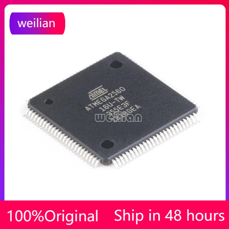 

ATMEGA2560-16AU chip 8-bit microcontroller brand new genuine LQFP-100