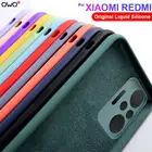 Оригинальный чехол из жидкого силикона для Xiaomi Redmi Mi Note 7 8 9 9S 10 11 Pro Mi 10T 11T 9 Note 10 Lite Poco X3 Pro F3 M3, чехол