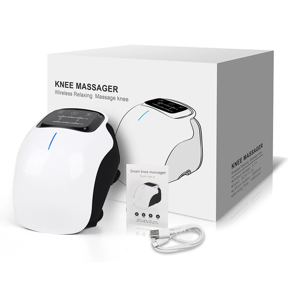 

Electric Infrared Knee Massager With Heat Wireless Knee Massage Rehabilitation Air Pressure Vibration Physiotherapy Pain Relief