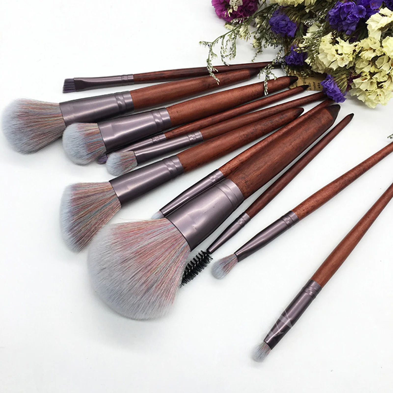

11Pcs Premium Cosmetic Makeup Brush Set Large Powder Mineral Brush Set For Daily Makeup Maquillaje кисти для макияжа brochas