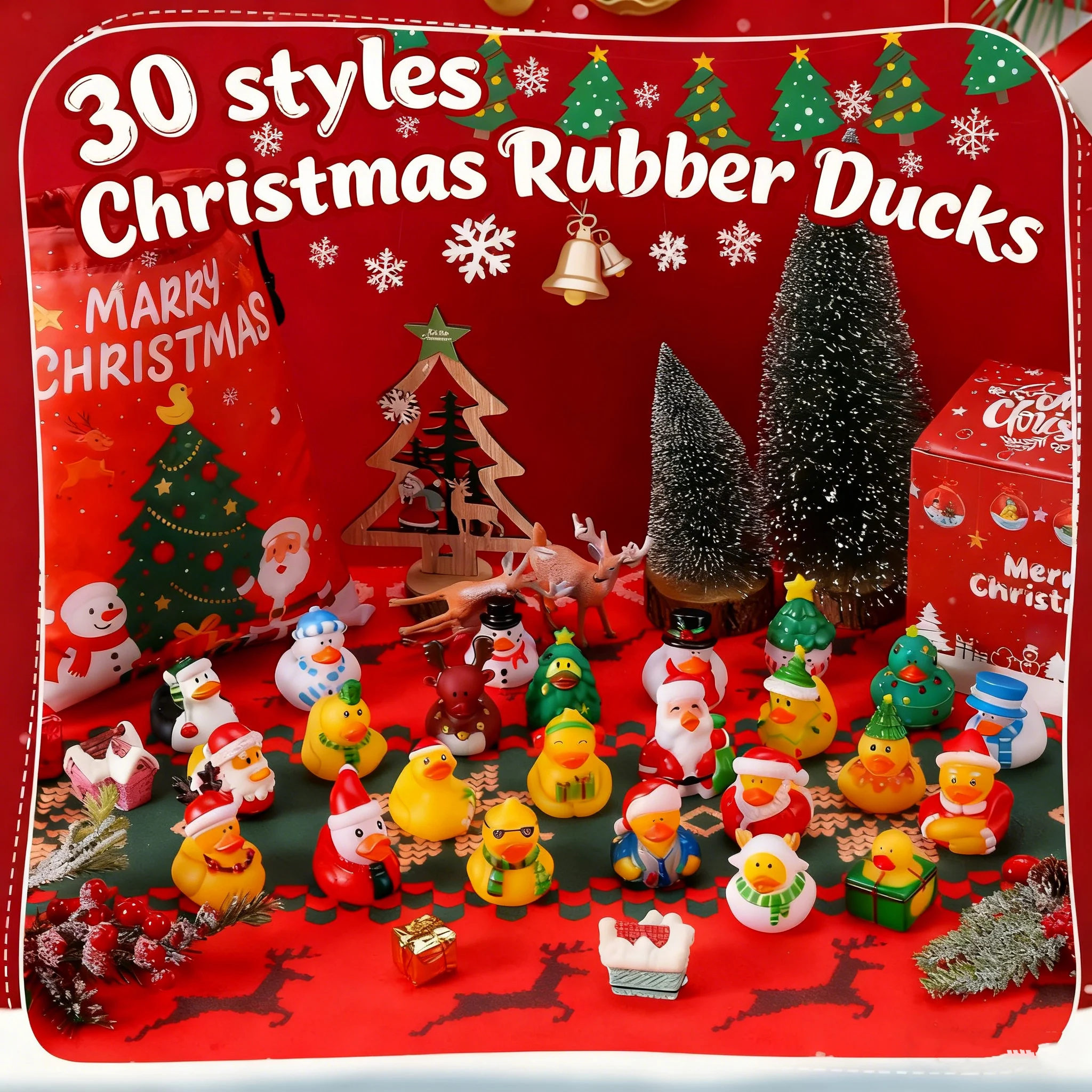 

Рождественские резиновые утки Jeep Duckies