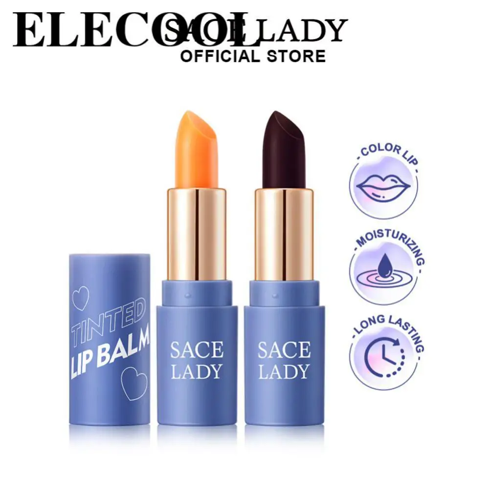 

Colored Lip Balm Temperature Change Color Lip Nourishing Moisturizing Lip Care Cosmetics Lip Gloss Anti-dry Lips Makeup Lipstick
