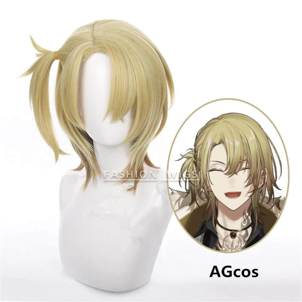 

Парик для косплея AGCOS vTuber Luca, мужские волосы для рождественского Косплея