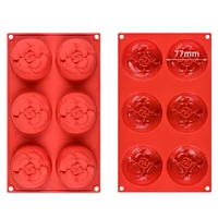 silikolove 3d rose flower silicone mold for mousse cake decorating mould diy home bakings desserts sweets tools