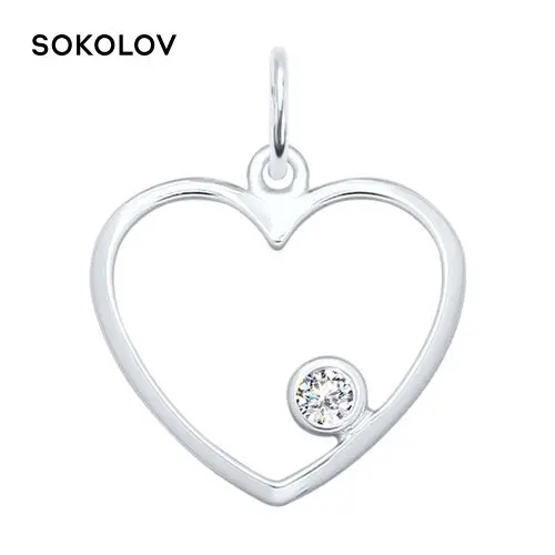 Подвеска SOKOLOV из серебра Серебро 925 Оригинальная продукция