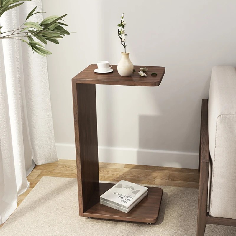 

C- Type Eight-Immortal Table Corner Table Small Apartment Sofa and Tea Table Mini Small Table Side Table Bedside Side Cabinet