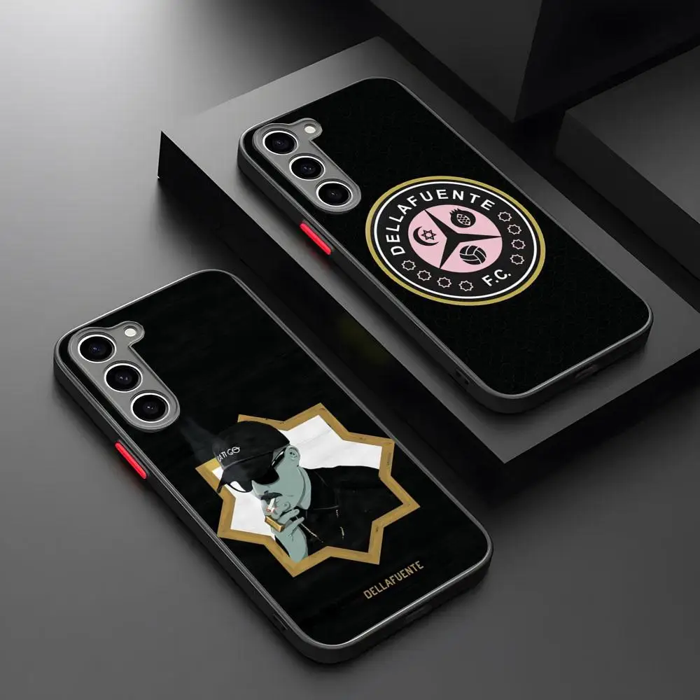 Чехол для телефона Dellafuente F C матовый магнитный чехол Samsung S25 24 S23 S22 S21 S20 Ultra Plus FE с