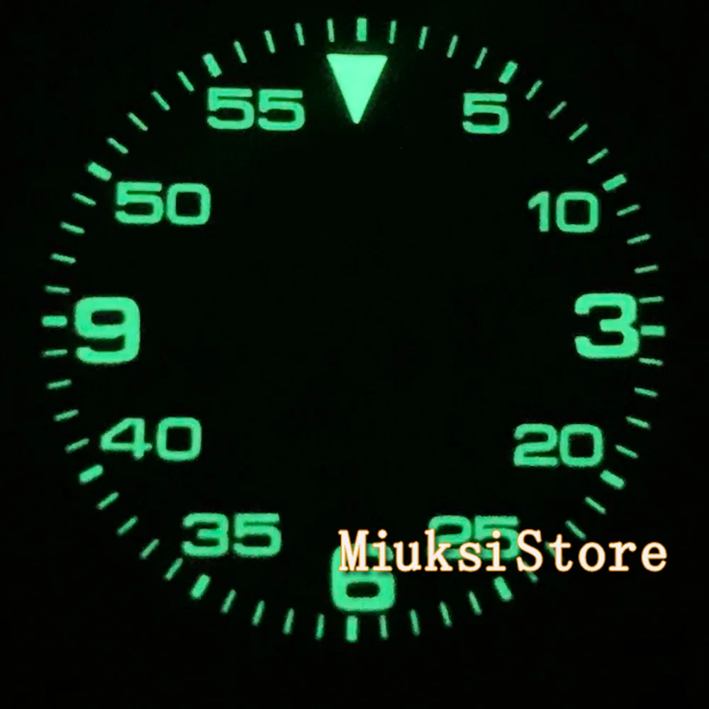 Черный циферблат часов 29 2 мм подходит для NH35 NH36 Miyato 8215 8205 821A Mingzhu/DG2813 3804 аксессуары