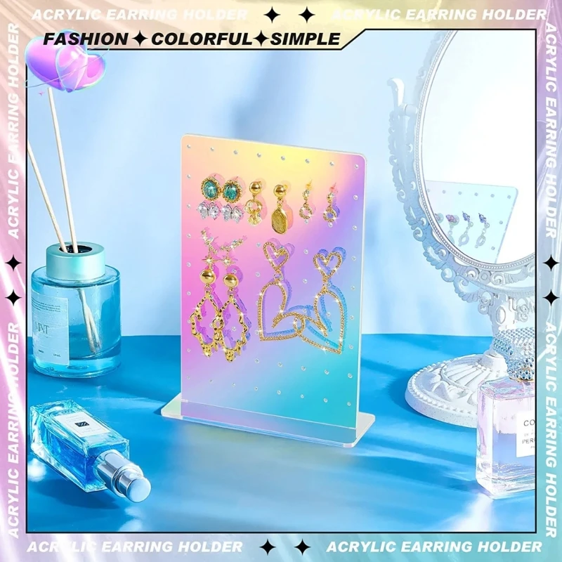 Полый акриловый кронштейн для ювелирных изделий Держатель розничной торговли