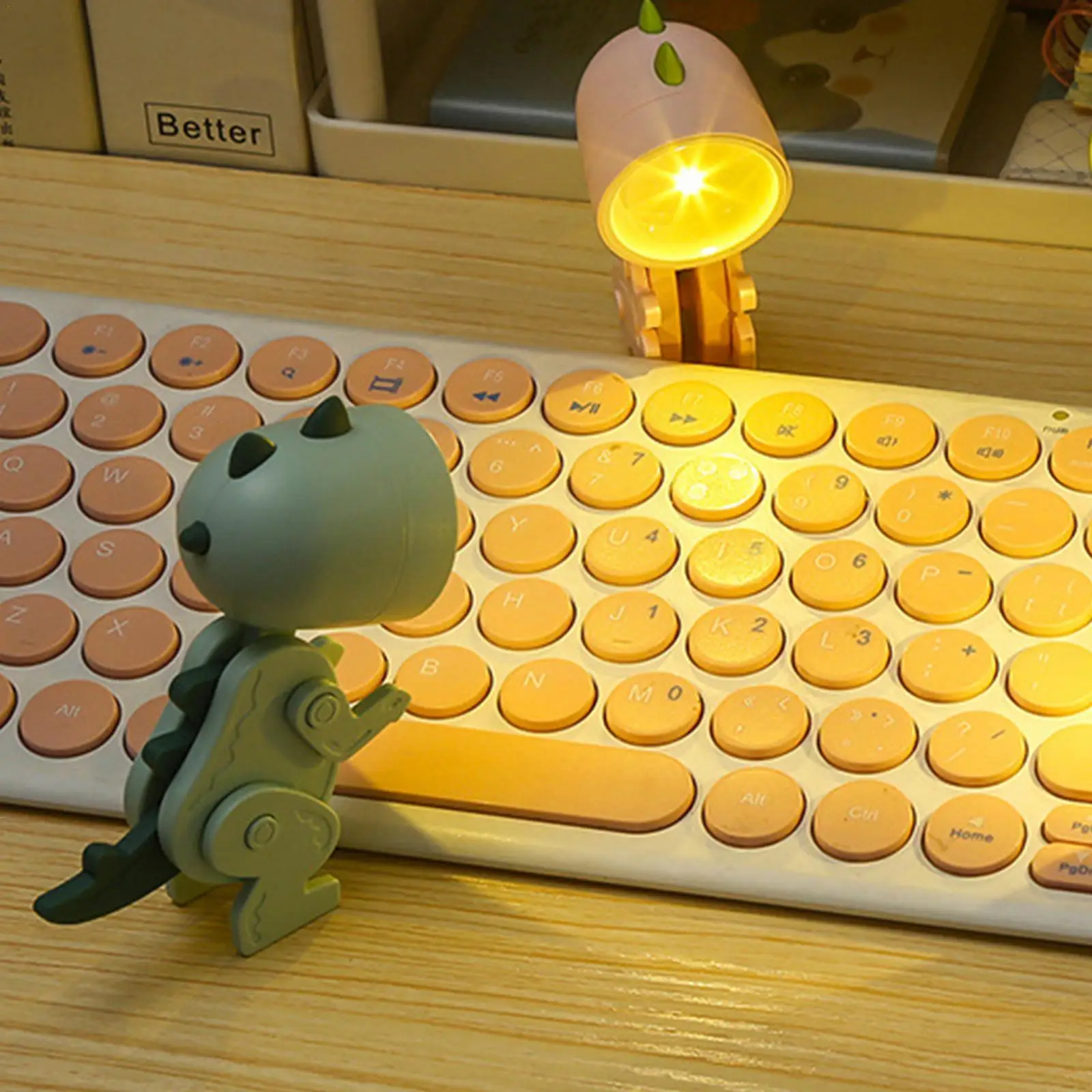 

LED Night Light Mini Cute Pet Light Ins Student Gift Folding Room Table Decor Pet Kids Bedroom Lamp Bedside Cartoon Living J9B8