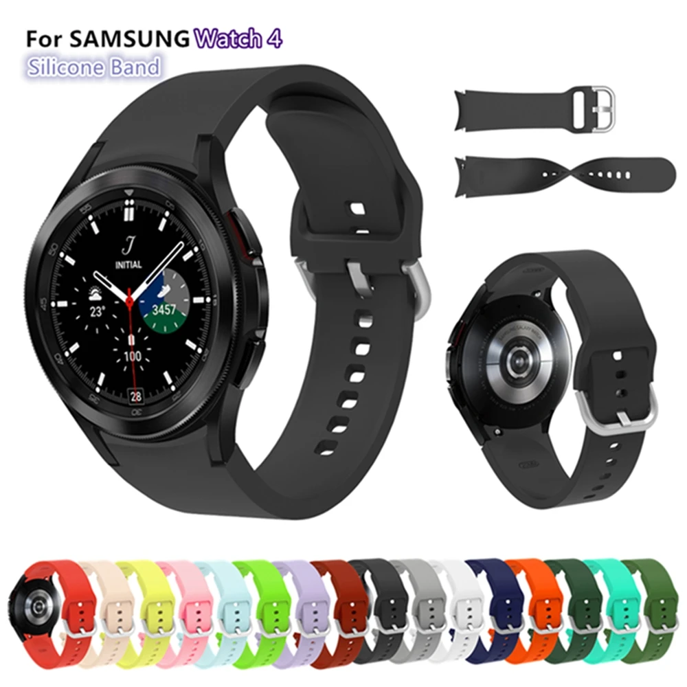 

Silicone Band Strap For Samsung Galaxy Watch 4 Classic 46mm 42mm 44mm 40mm Bracelet Sport Smartwatch Band Belt For Galaxy Watch4