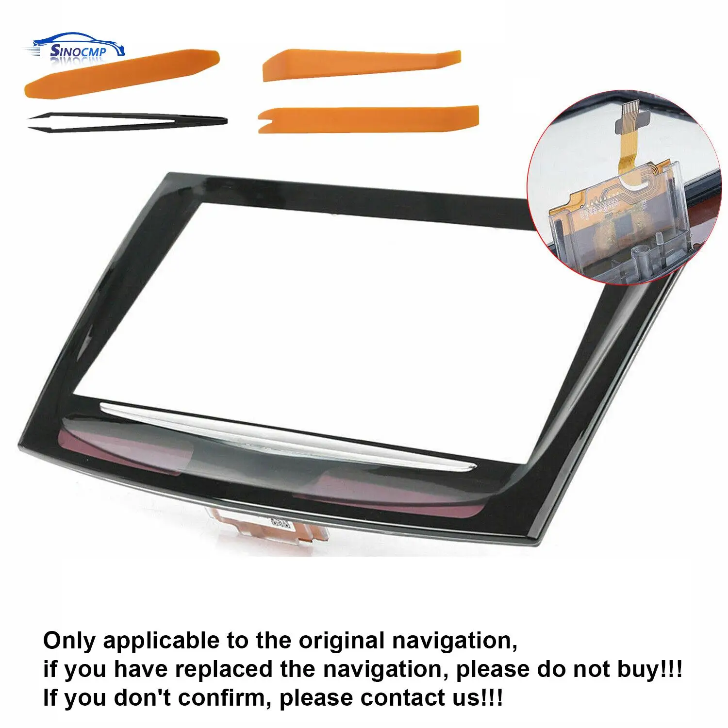 

1 шт. сенсорный экран с инструментом, черный для Cadillac ATS CTS SRX XTS CUE 2013-2017 гг. 23243166 20867045 22912608 22980207