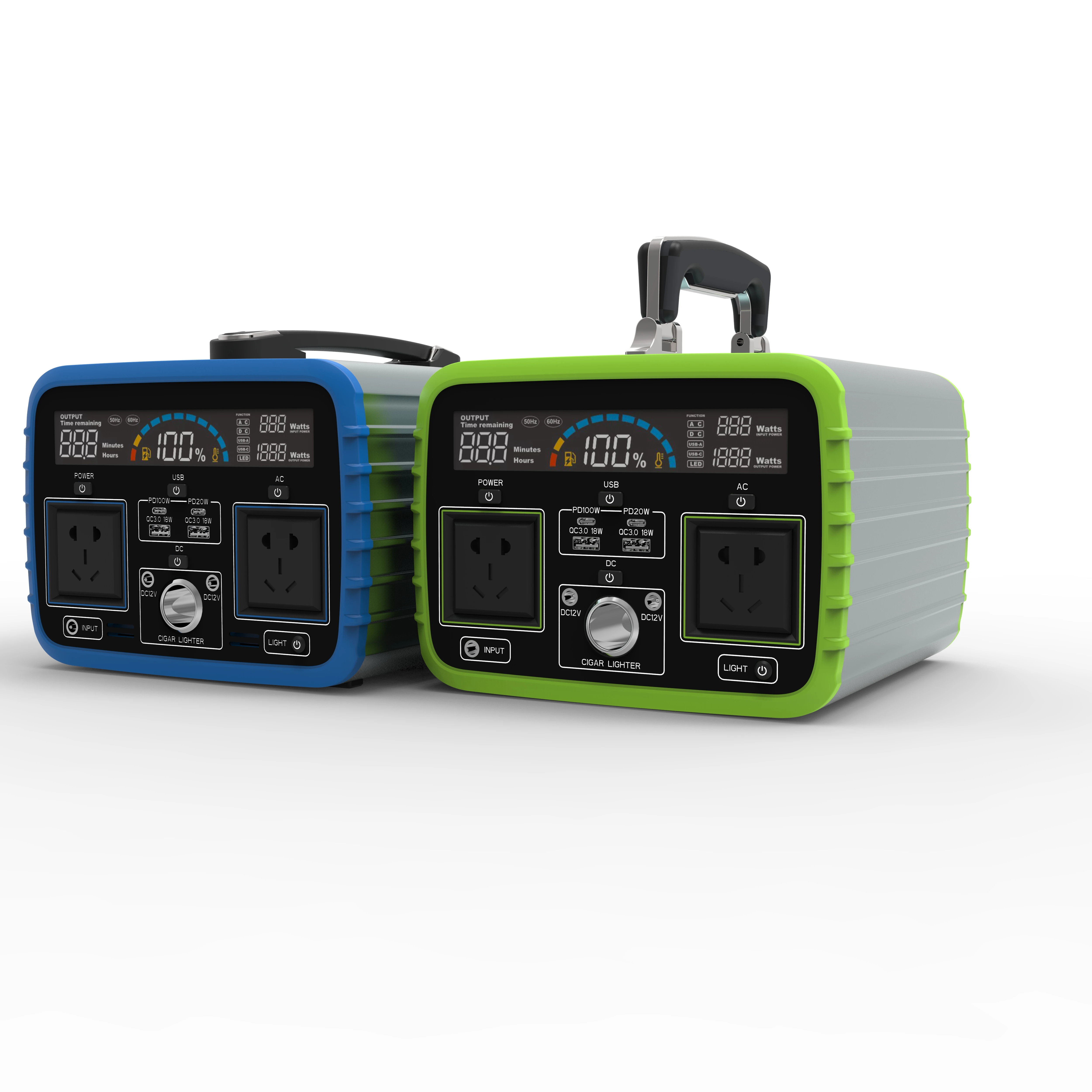 

Энергетическая станция со встроенным литий-ионным аккумулятором, 500 Вт, внешний аккумулятор с постоянным выходом