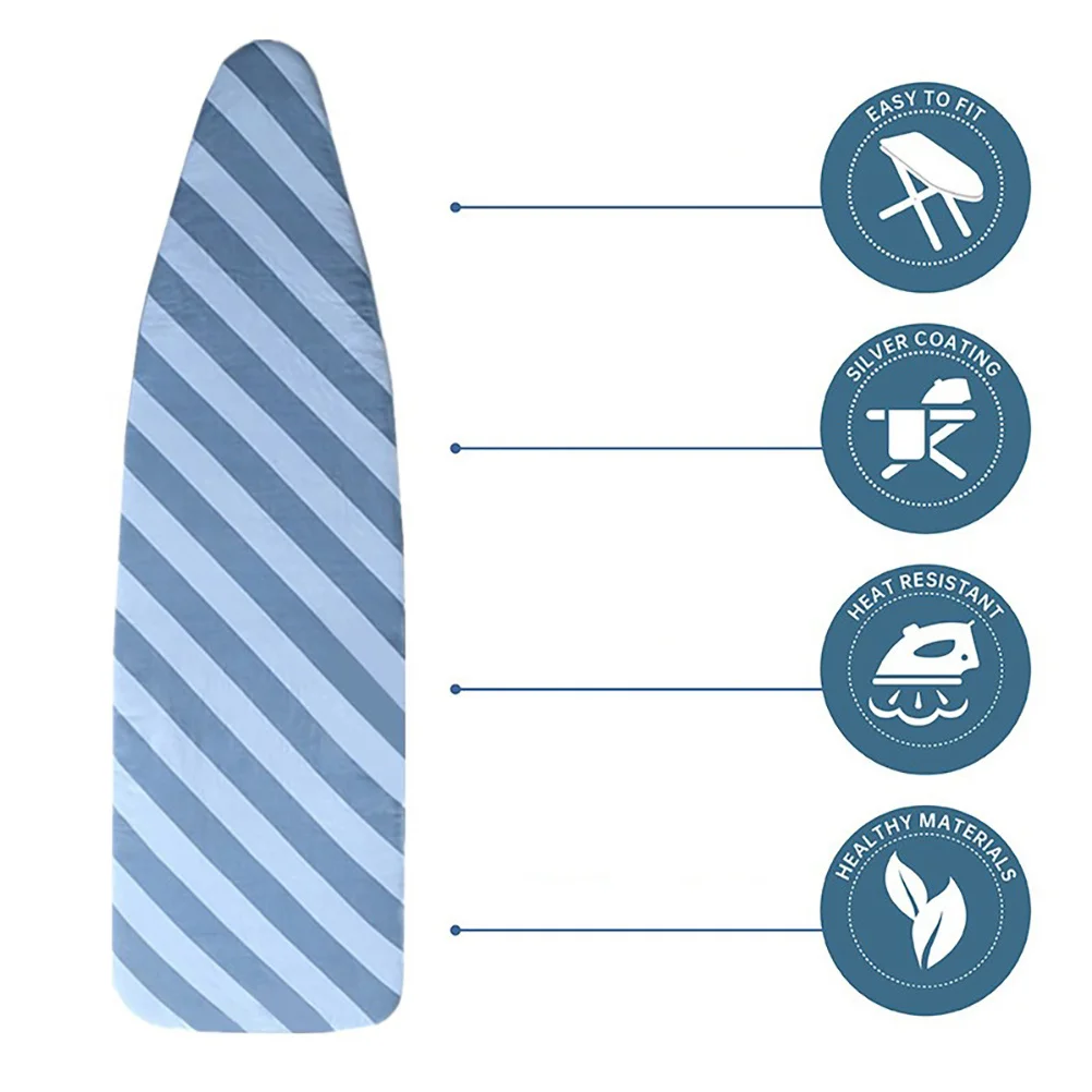 

1 шт., чехол для гладильной доски (серый, белый)