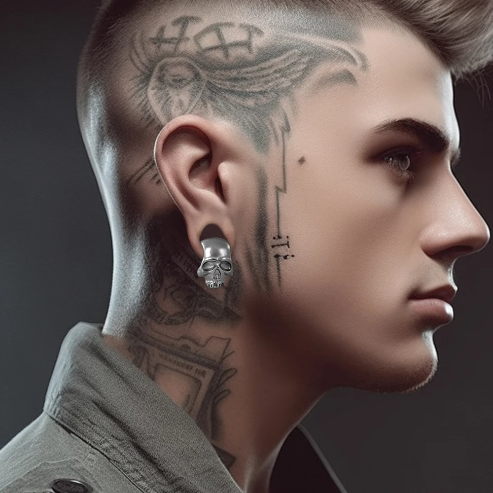 Серьги-кольца с большим калибром ювелирные изделия для пирсинга тела