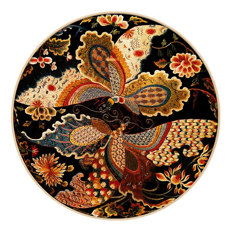 

DIY New Chinese style Phoenix cross stitch set printing pattern cross stitch leaf painting home decoration