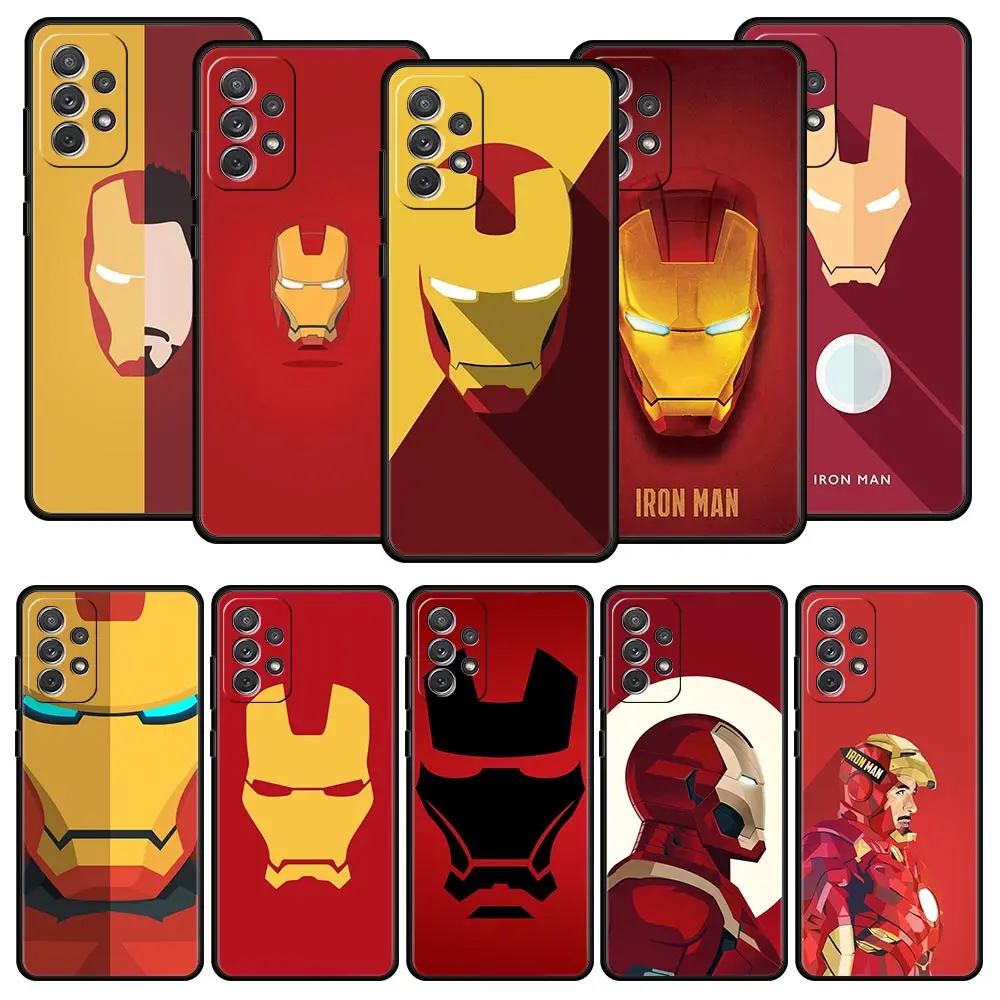 

Cover Case for Samsung Galaxy A12 A51 A32 A42 A21s A71 A52 A72 A53 A73 A10 A20 A30 A50 A70 A90 Cell Marvel Avengers Iron Man