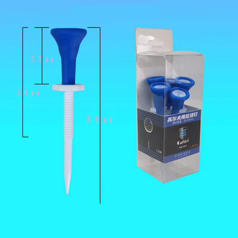 5 шт./коробка пластиковые подставки для мячей гольфа