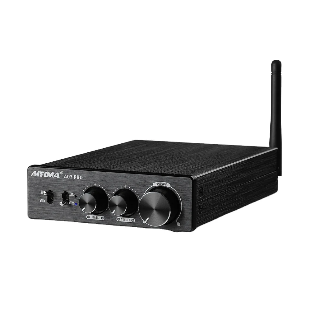 

AIYIMA A07 Pro Power Amplifier 2.0 Channel 300w TPA3225 BT QCC304X RCA APT-X Home Sound AMP