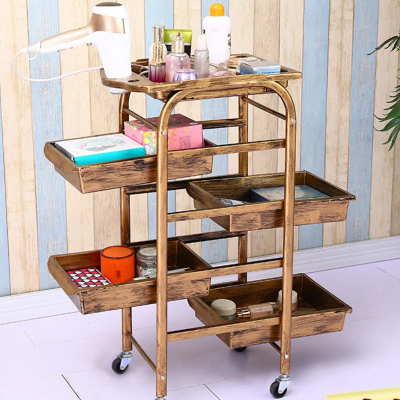 

Double-layer Paint Shelves Pull-out Storage Shelves Multi-layer Design Metal Rack Stable Load-bearing 50kgutensil Holder