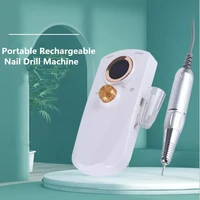 portable electric nail sander drill machine 35000rpm rechargeable nails supplies for professionals nails mill for manicure set