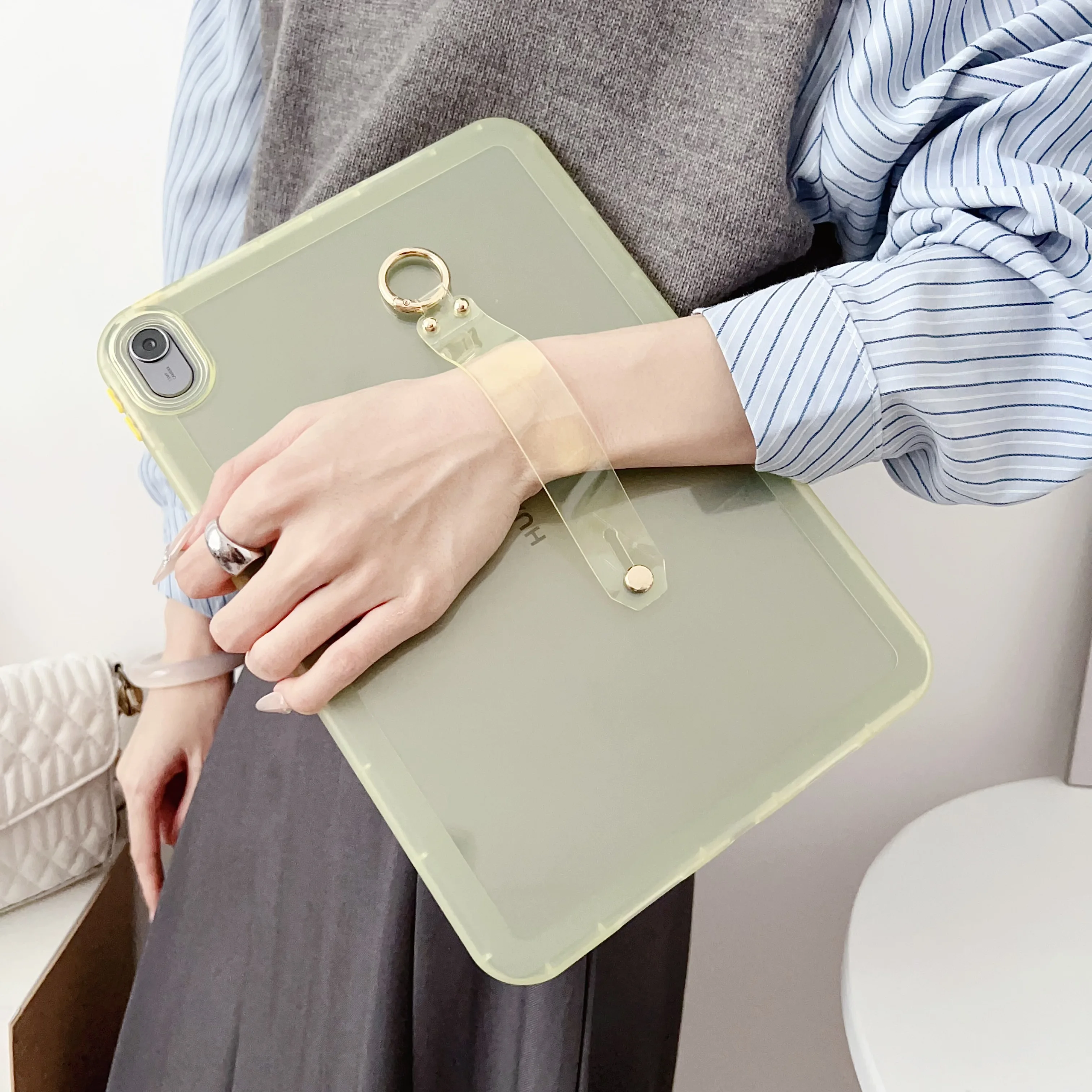 Светлый цветной чехол для Huawei MatePad 11 SE 10.4 10.1 Pro 10.8 5G мягкий из ТПУ MediaPad M6 2019 с