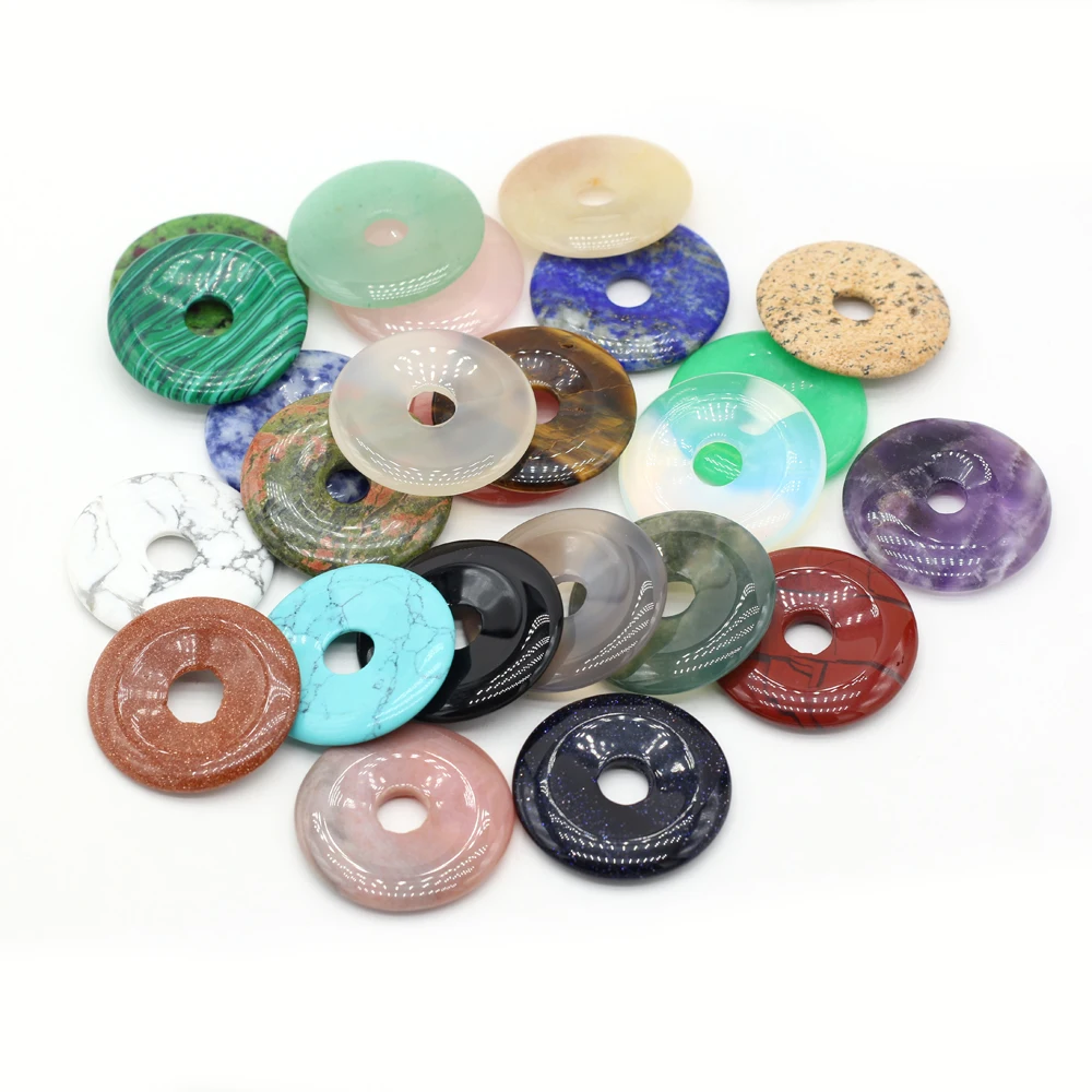 

Natural Stone Beaded Round Gemstone Macroporous Loose Beads for Jewelry Making Diy Handmade Necklace Bracelet Accessories Gift