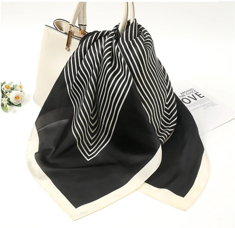 

Шарф с принтом «конский хвост» Женский, модный аксессуар для девочек, 2022