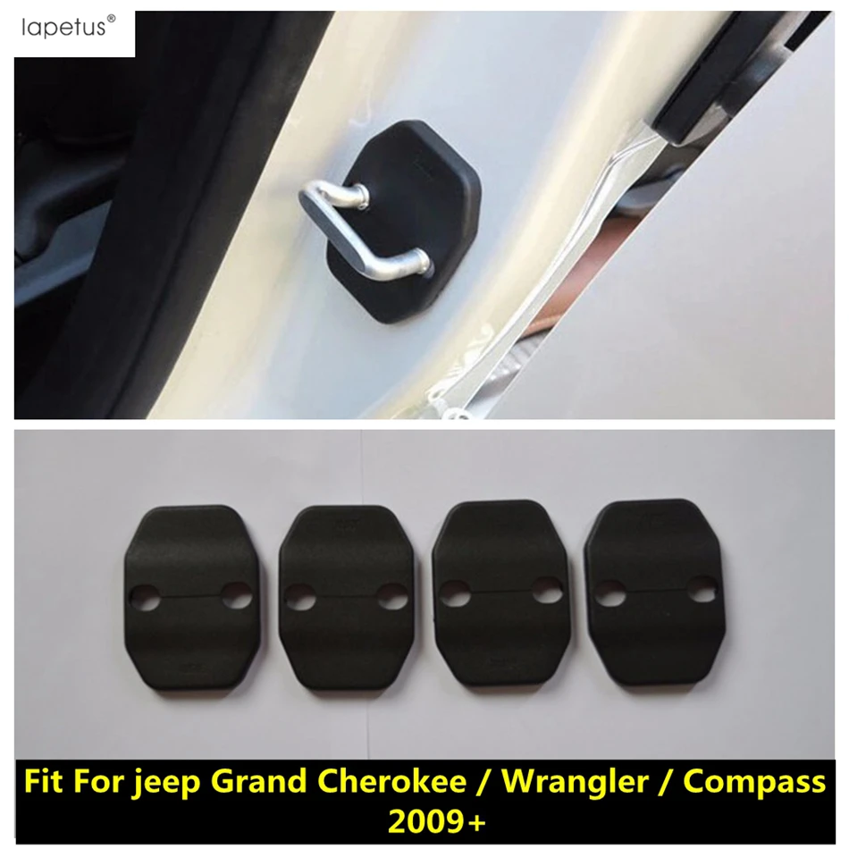 

Car Door Lock Buckle Plastic Protective Cover Trim Accessories Interior For Jeep Grand Cherokee / Wrangler / Compass 2009 - 2020