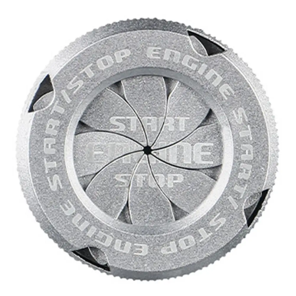 

Zinc Alloy One-key Car Push Start Button Cover Ignition Start Stop Button Decoration Protector Cover Car Interior Accessories