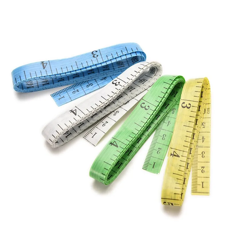 

1/2pcs Body Measuring Ruler Sewing Tailor Tape Measure Soft Flat 1.5/2m Sewing Ruler Meter Sewing Measuring Tape