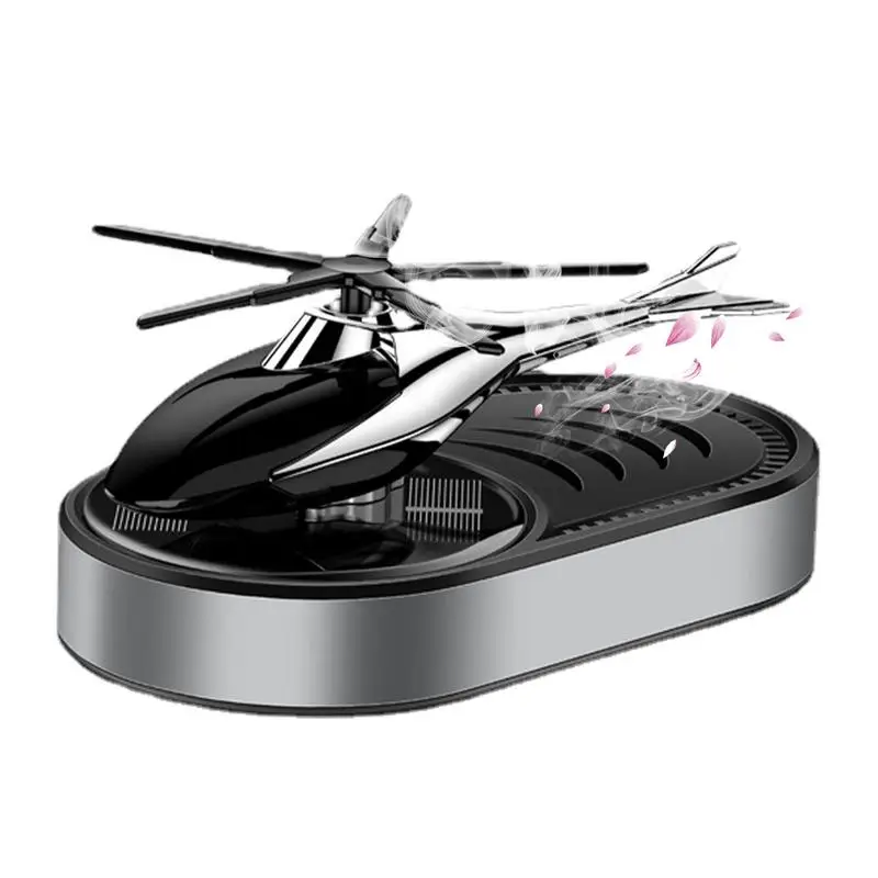

Solar Helicopter Car Aromatherapy Decor Long-Lasting Fragrance Vehicles Interior Accessories Propeller Rotating Perfume Diffuser