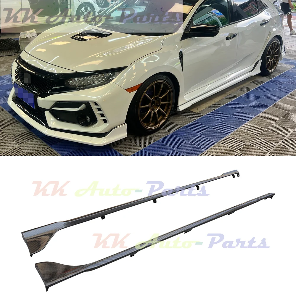 Передний спойлер из углеродного волокна бампер для подбородка разветвители губ