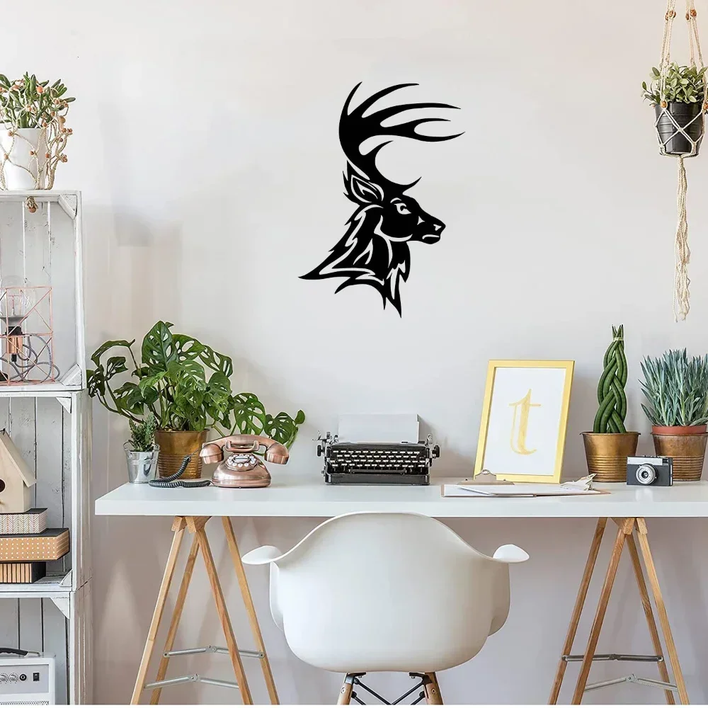 Увлекательный металлический знак Олень для кабины — интригующий внутренний