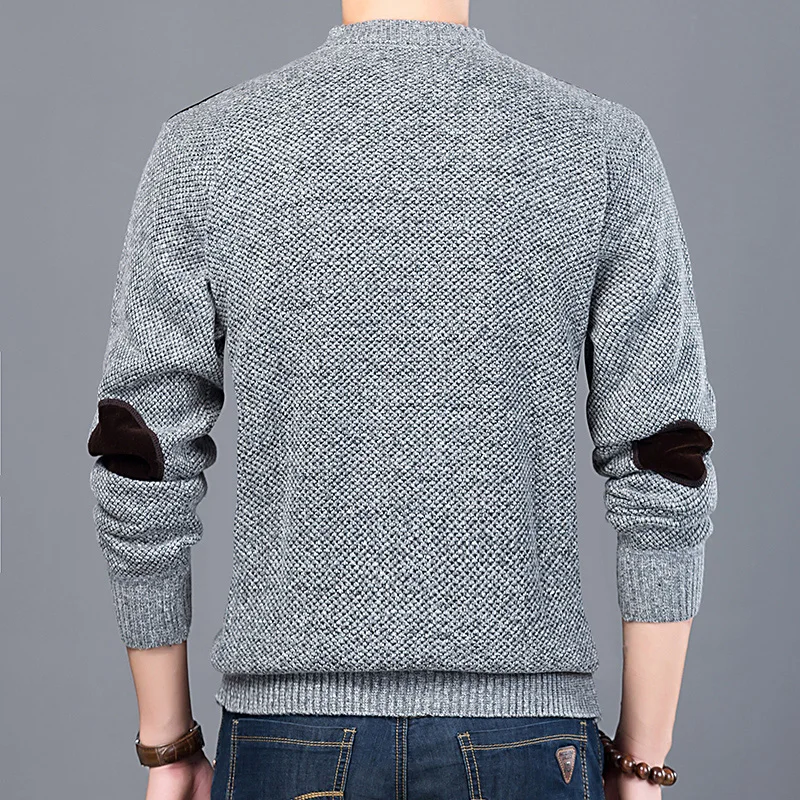 Sweatshirt 2023 New Fashion Brand Sweater Men's Pullover Slim Fit Jumpsuit Knit Shirt Round Neck Korean Casual Wear Men's Style