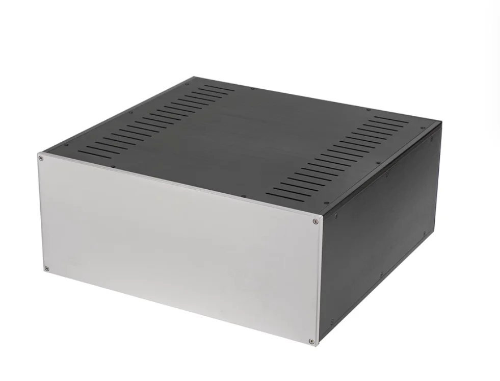 Алюминиевый корпус усилителя/корпус AMP DIY коробка (430*180*410 мм)