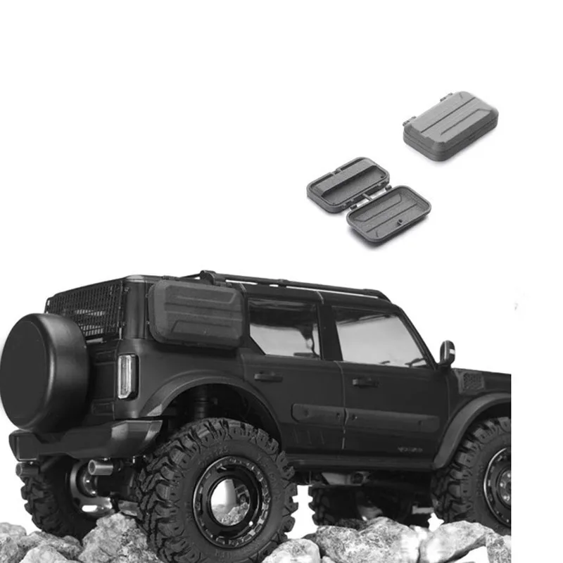 Nylon Toolbox Side Backpack Small Book  Accessories for 1/18 Traxxas TRX4M Bronco RC Crawler Model car Upgrade Parts