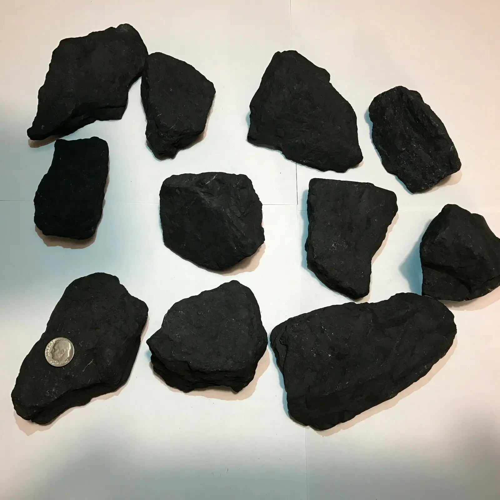 

Rough SHUNGITE Specimen 2 Billion Years OldAncient Healing Stone - (1) Stone