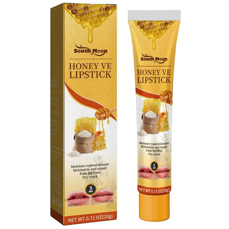 

Медовый бальзам для губ, увлажняющий бальзам для губ, натуральный витамин E, медовый бальзам, натуральный увлажняющий бальзам для губ, палочка для сухих треснувших губ