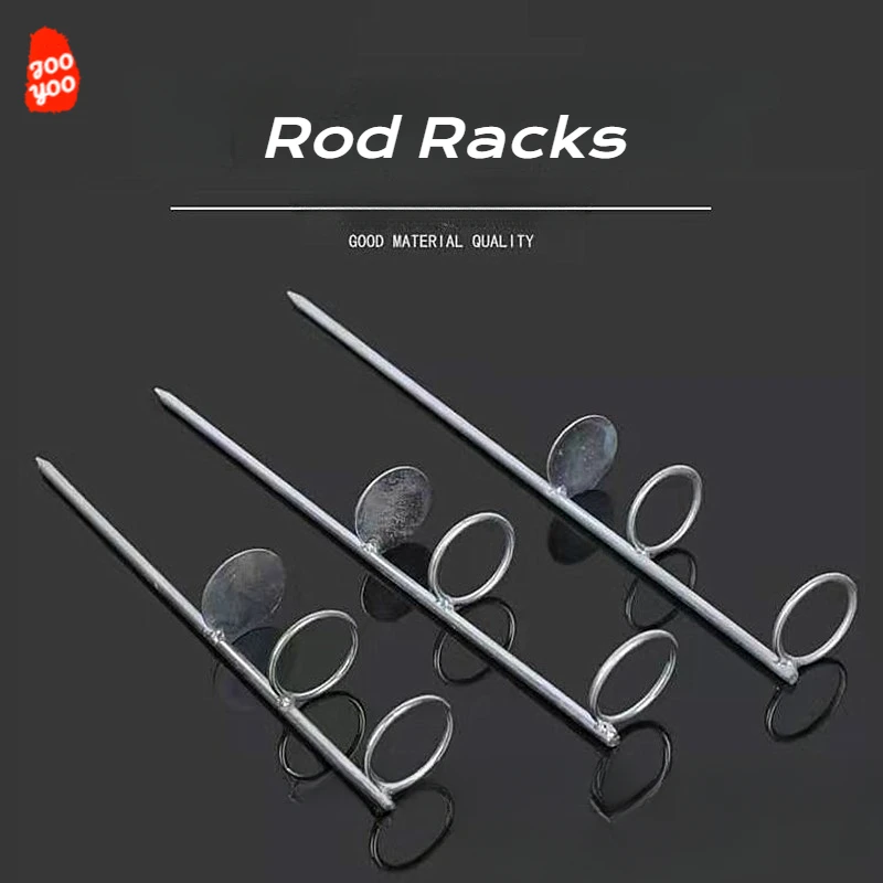 1 Шт. Опорный Кронштейн Для Удочки С Одним Зубцом Простой Дизайн Двойное Кольцо