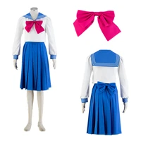 anime cosplay sailor stars tsukino usagi crystal sailor suit school uniform