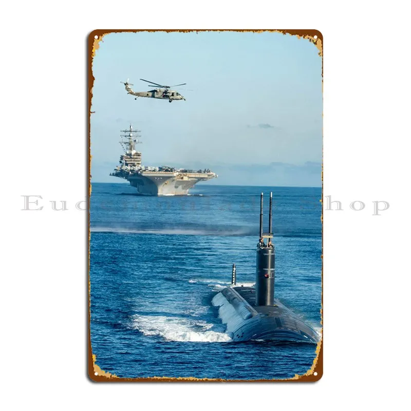 

Военно-морская мощность, металлический знак, домашний Настенный декор, персонализированный кинотеатр, жестяной знак, плакат