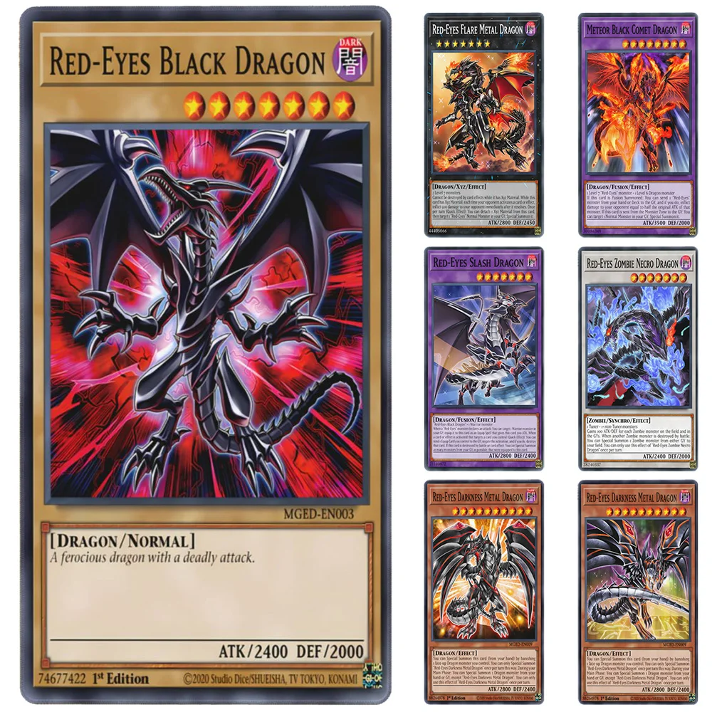 

Yu Gi Oh Cards Red-Eyes Black Dragon Large Mouse Pad Anime xxl Desk Mat Non-Slip Rubber Gaming Mousepad 750x400 Office Desk Mat