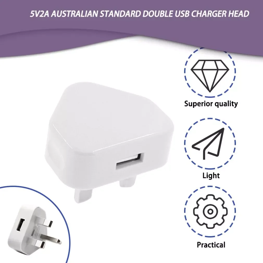 

2023New UK Plug 3 Pin USB Plug Adapter Charger Power Plug Wall Socket USB Ports For Phones Tablets Chargeable Devices For Travel