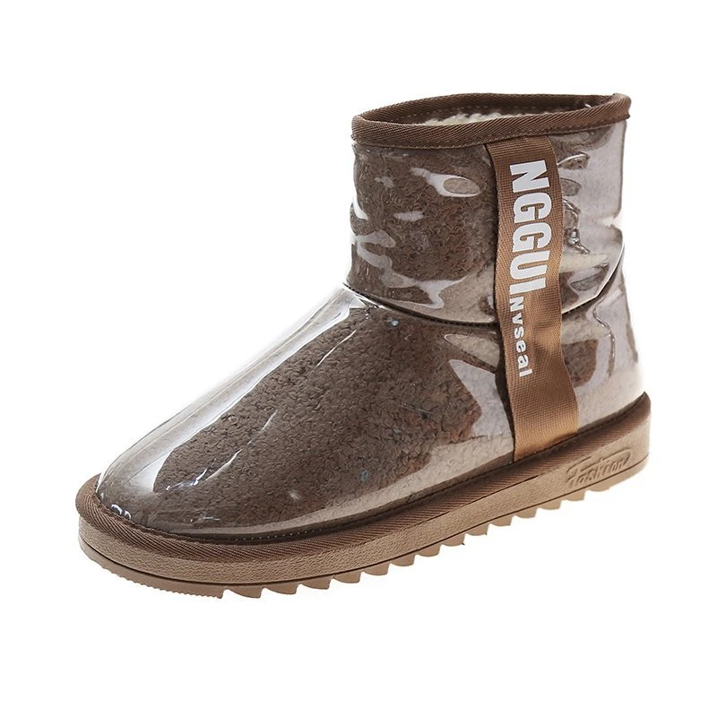 Warm Ankle Chelsea Boots Women Winter Shoes 2022 New Plush Flats Platform Snow Boots Goth Designer Sports Casual Women Shoes