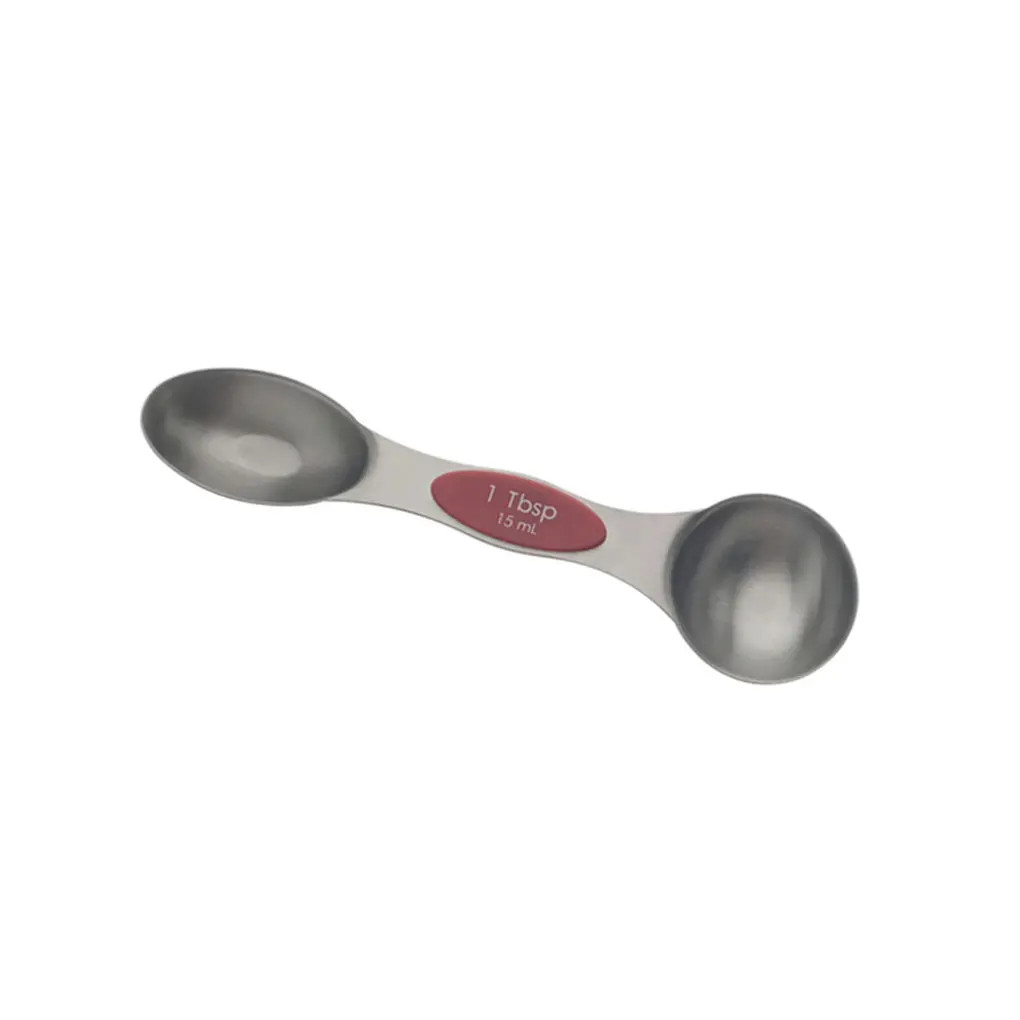 

6 Pcs Magnetic Stainless Steel Measuring Spoon Double Head Teaspoon Tablespoon Baking Tools Set Kitchen Home