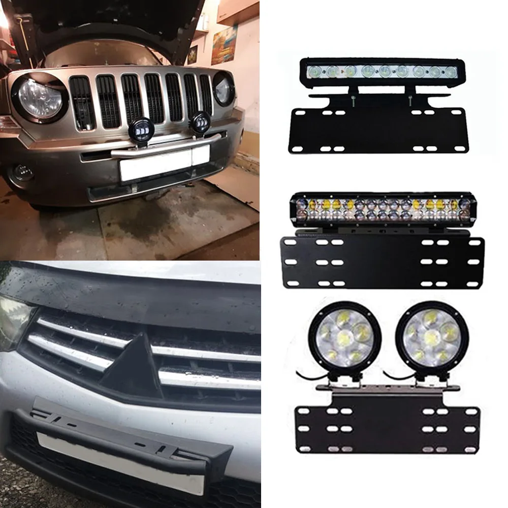 Кронштейн для номерного знака автомобиля рамка крепление Светодиодная панель