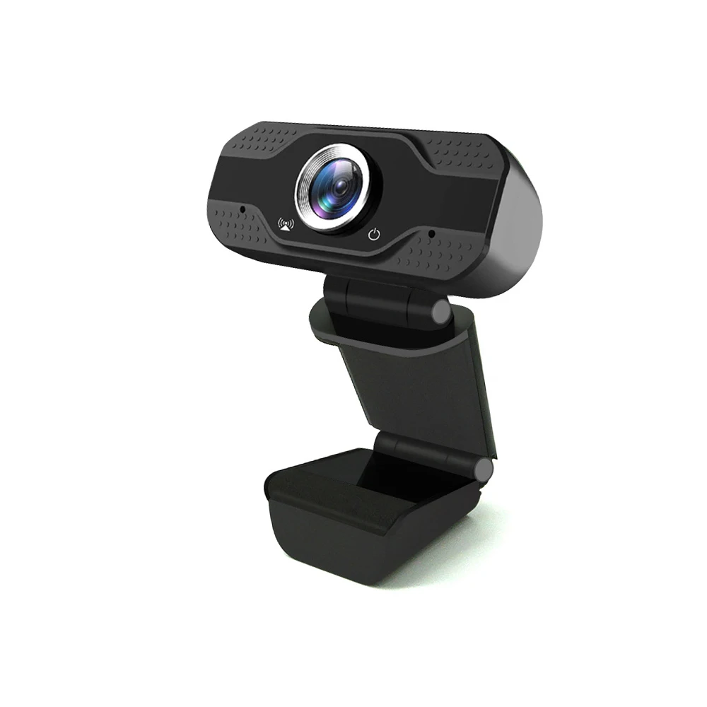 

FHD 1080P Webcam with Microphone Wide-Angle for Desktop Laptop Computer Web Camera USB Plug and Play with Cover